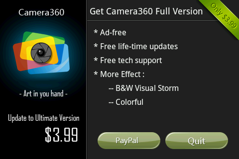 超高機能カメラアプリ「Camera 360」