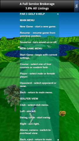対戦型3Dゴルフゲーム「Par 3 Golf II Lite」