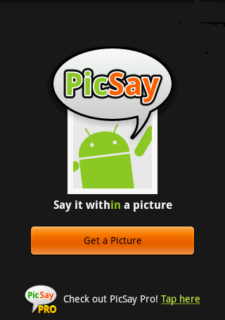 グリーティングカード代わりに「PicSay-PhotoEditon」