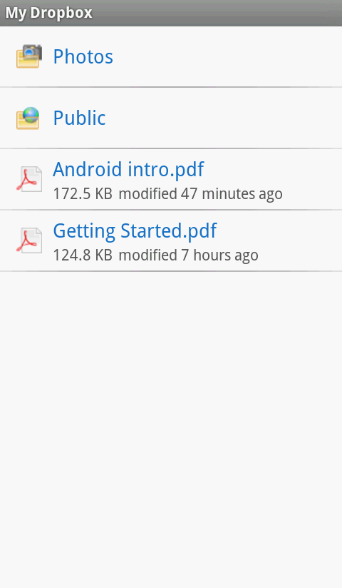 Android端末からもクラウドでファイル共有「Dropbox」