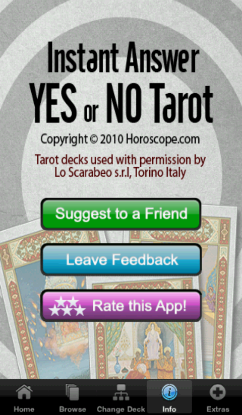 結果がイエスかノーでわかるタロット占い「Yes Or No Tarot」