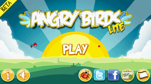 怒った鳥を弾き飛ばしブタをやっつけろ！大ヒットアプリ「Angry Birds Lite Beta」