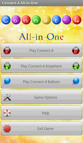 いろんな四目並べのゲームが詰まった「Connect-4 All-in-One」